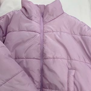 Blush Pink Puffer Coat